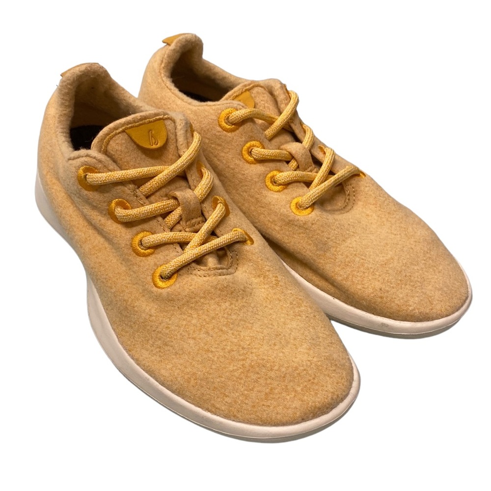 Allbirds Women’s Yellow Wool Runners Size 8 Style 0718 NV1